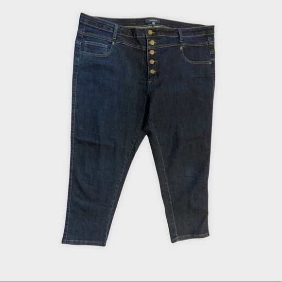 ModCloth Karaoke Seamstress Buttoned Skinny Jeans - Picture 2 of 7